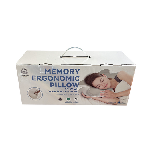 Snow Owl Memory Ergonomic Pillow