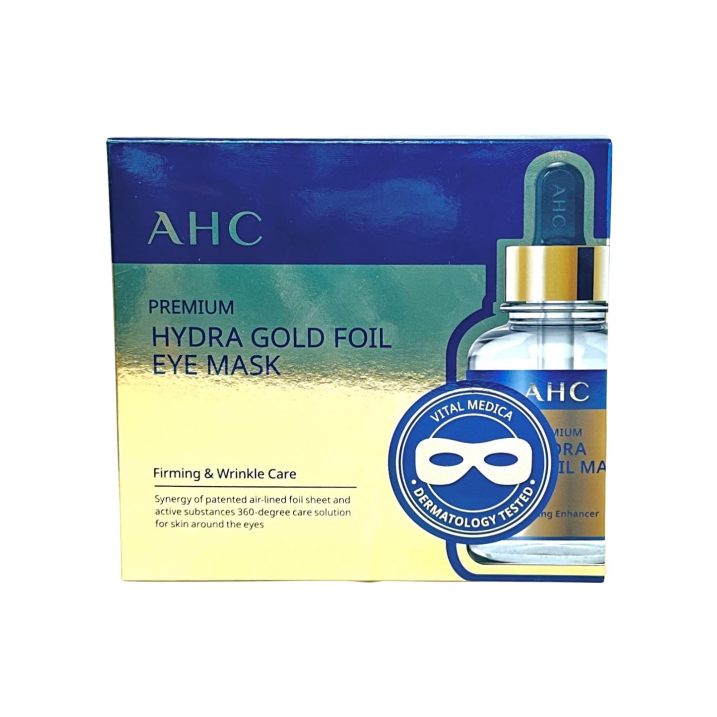 AHC Premium Hydra Gold Foil Eye Mask 5 Pcs/Box