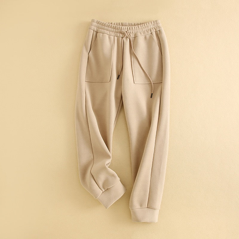 Women 7-Grade Wind Block Inner Sueded Knit Pants