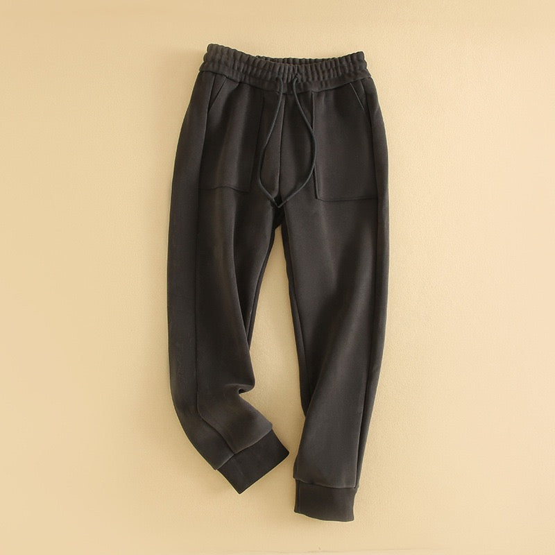 Women 7-Grade Wind Block Inner Sueded Knit Pants