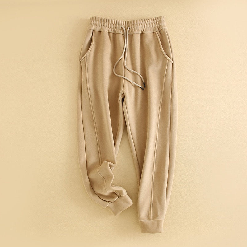 Women 7-Grade Wind Block Inner Sueded Knit Pants