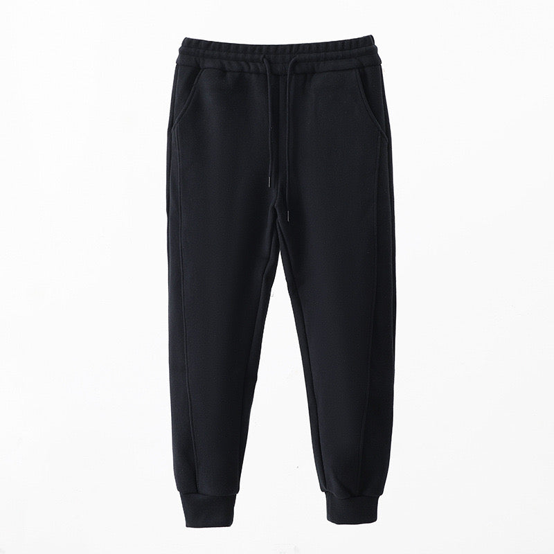 Men 7-Grade Wind Block Inner Sueded Knit Pants