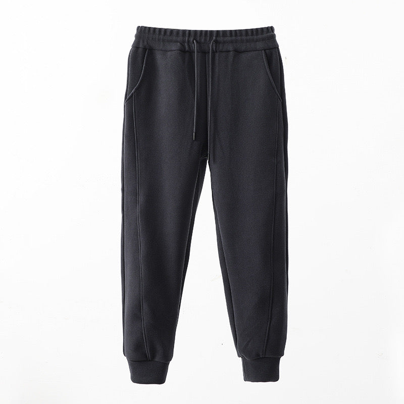 Men 7-Grade Wind Block Inner Sueded Knit Pants